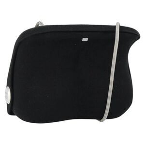 Chanel Millennium Jersey Black Cotton Shoulder Bag Bag